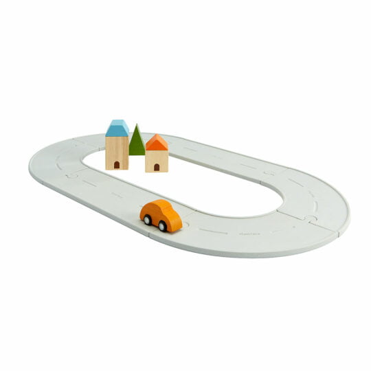6301 Οδικό & σιδηροδρομικό σετ (καουτσούκ) – μεγάλο plan toys