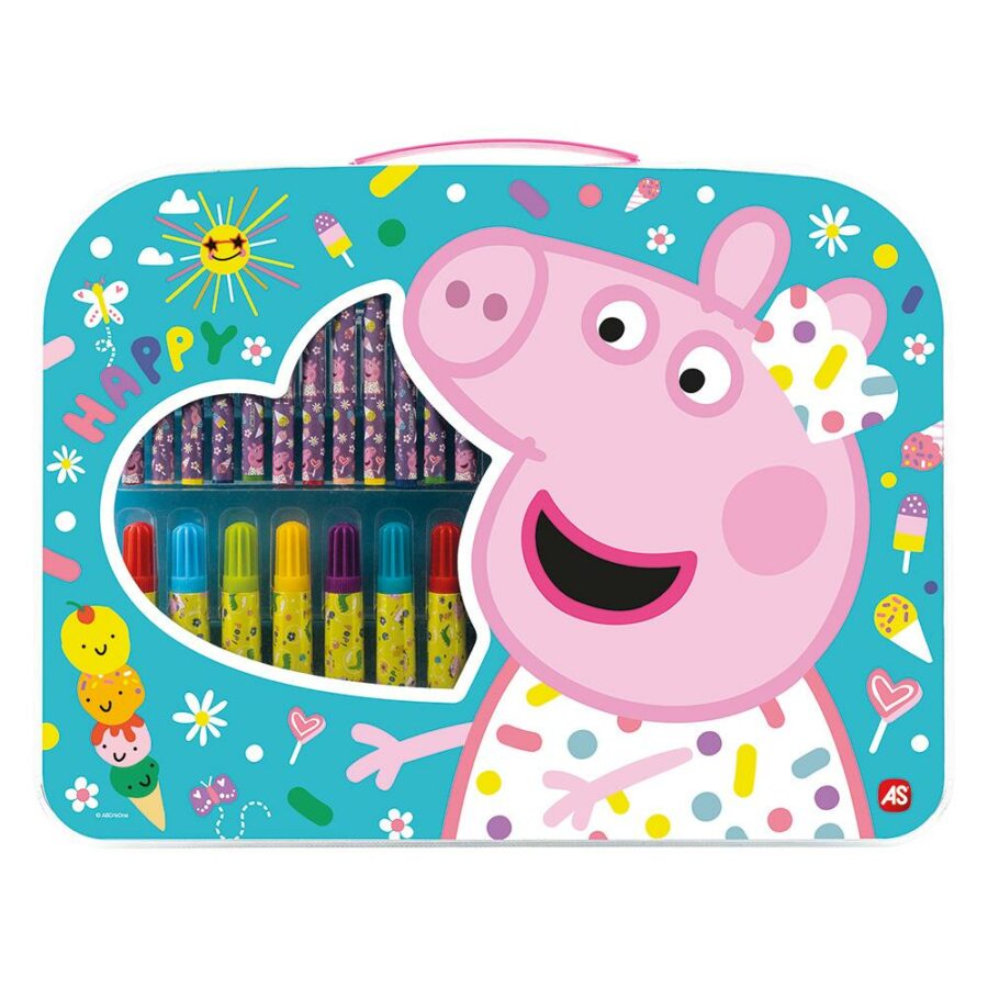 AS Company - AS Art Case Σετ Ζωγραφικής Peppa Pig Για 3+ Χρονών