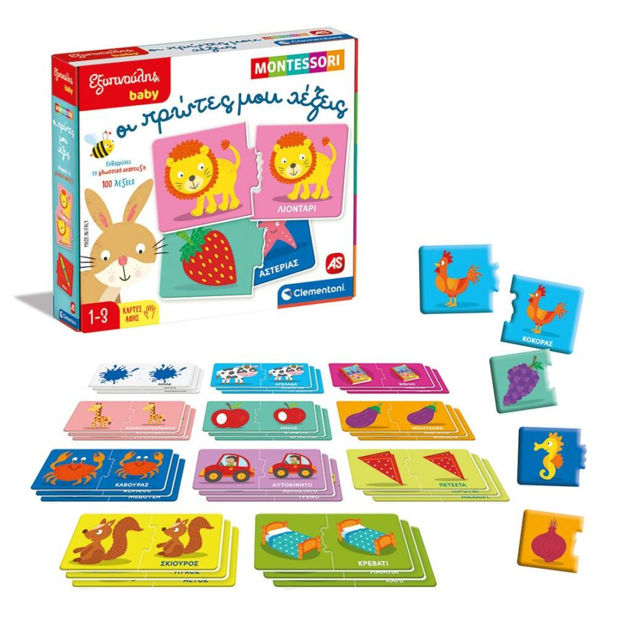 Εξυπνούλης - Εξυπνούλης Baby Montessori Εκπαιδευτικό Παιχνίδι Οι Πρώτες Μου Λέξεις Για 12-36 Μηνών - εικόνα 2