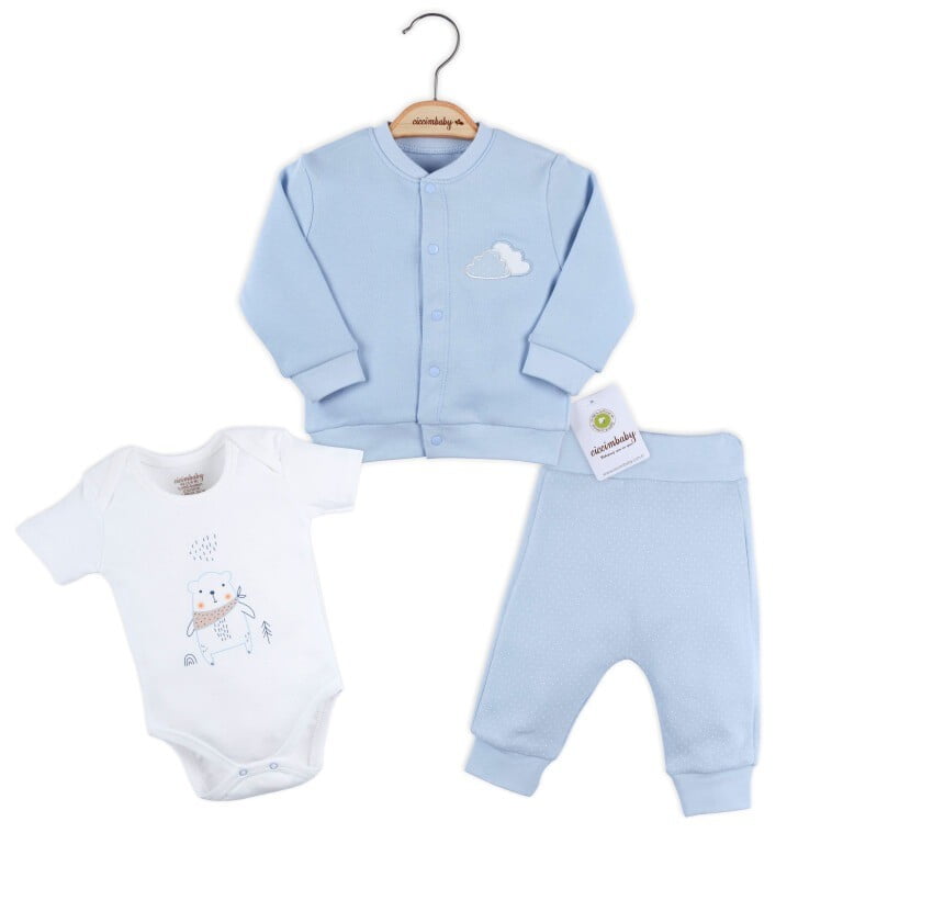 3 piece baby set with cloudy 6 12m ciccimbaby 1043 4589 baby sets 3350 31 o