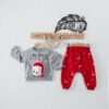 wholesale 2 piece baby girls newyear set with sweat and sweatpants 9 24m eray kids 1044 6239 baby sets 18940 31 o