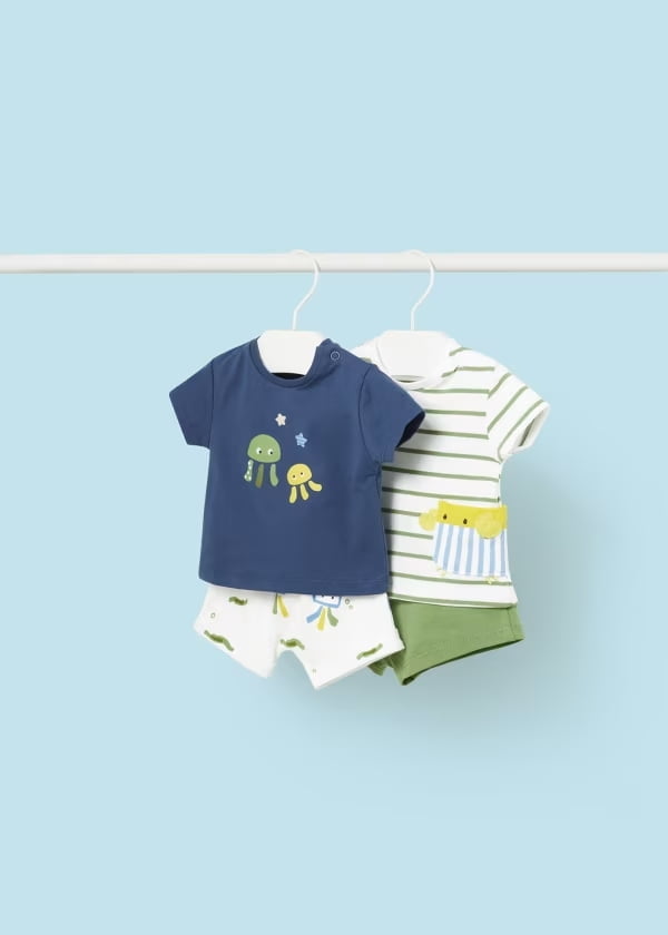 Σετ 2 φορμάκια μακριά better cotton νεογέννητο